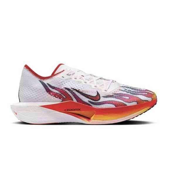 Nike ZoomX Vaporfly 3 - Sz 13 Men Running Shoes White Red Orange HQ3504-100 NEW - Picture 1 of 8